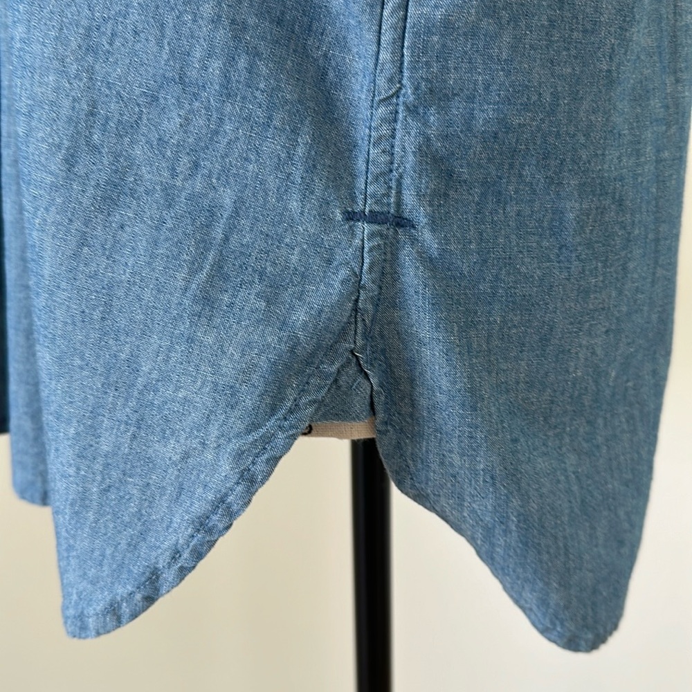 J Crew Classic Buttoned Down Ruffled Collar Shirt - image 3